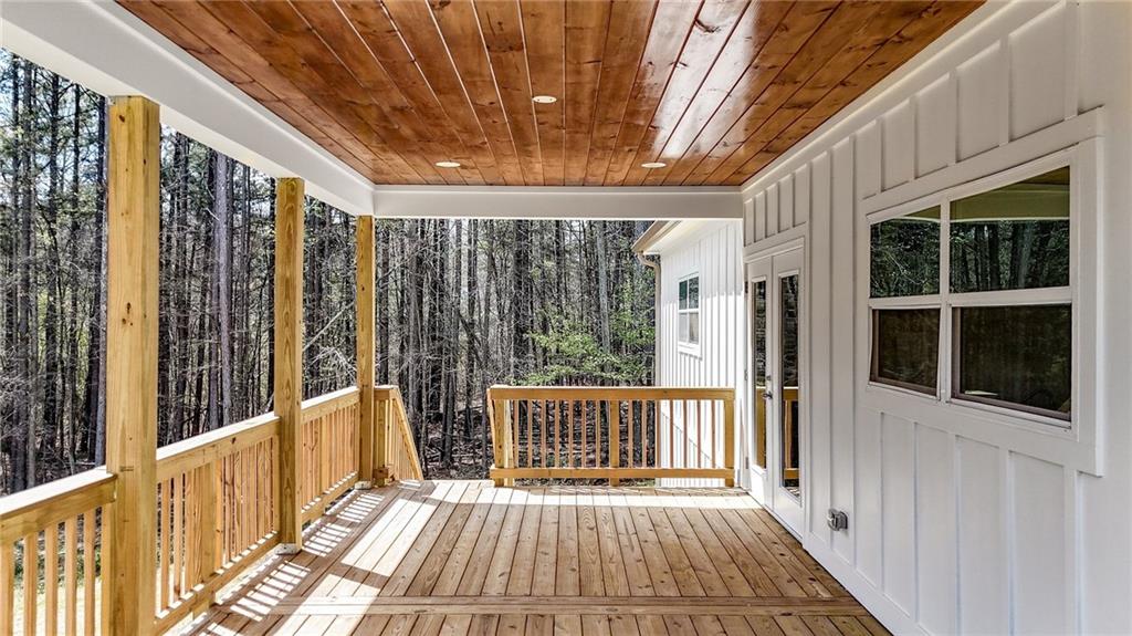 88 Carolyn Path Rockmart, GA 30153 - Photo 69 of 73 a view of a balcony with wooden floor