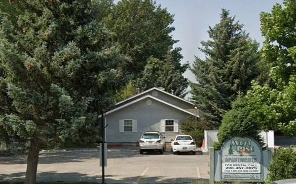 a car parked in front of a house