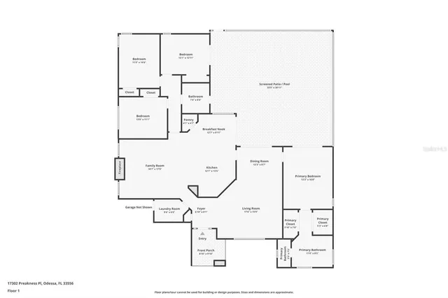 $850,000 | 17302 Preakness Place, Odessa, FL 33556