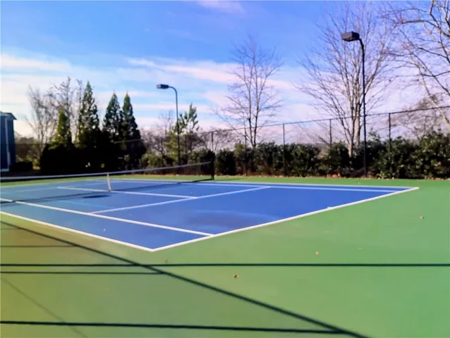 a view of a tennis court