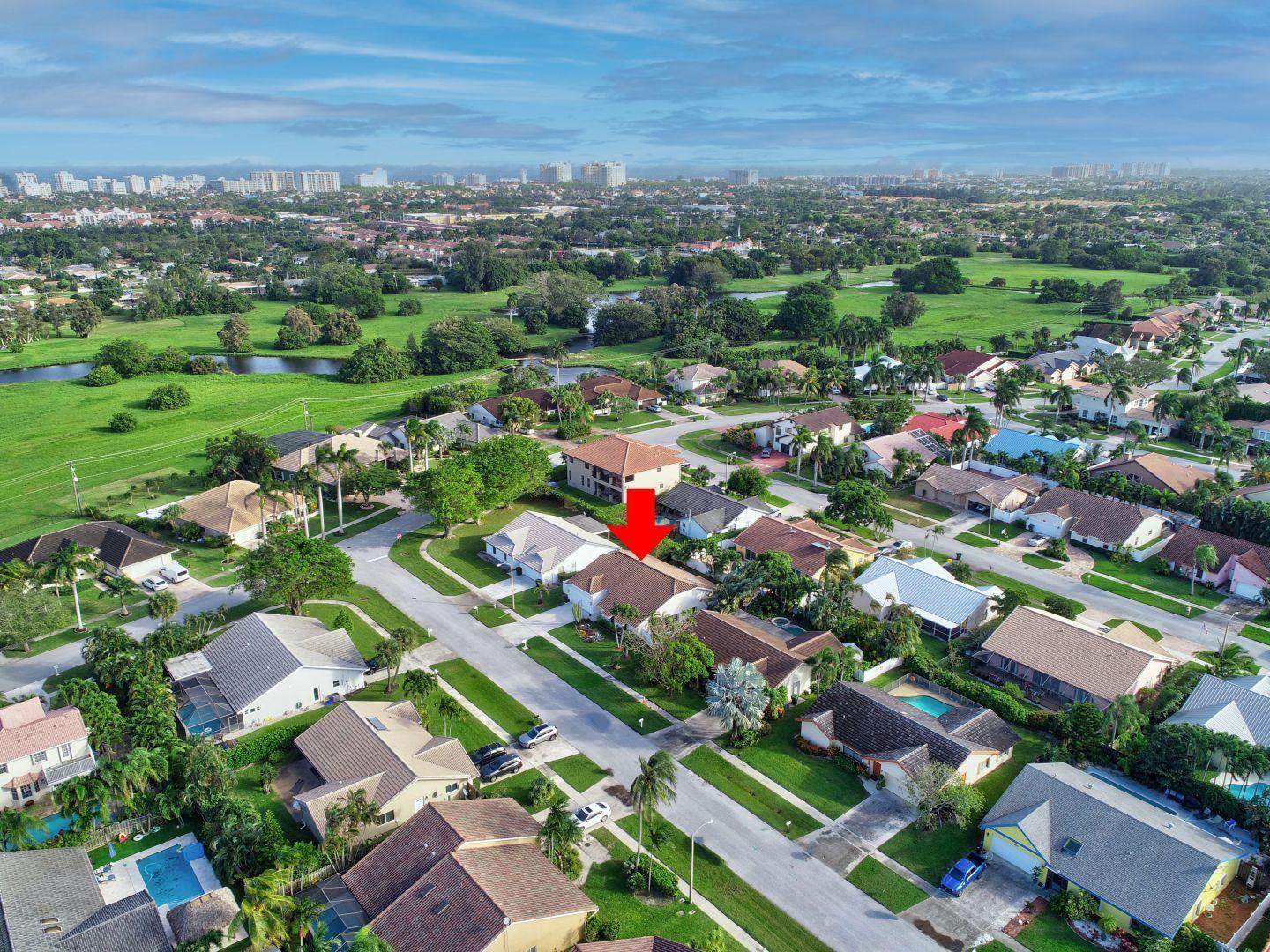 314 Sequoia Lane Boca Raton, FL 33487 - Photo 33 of 38 Aerial