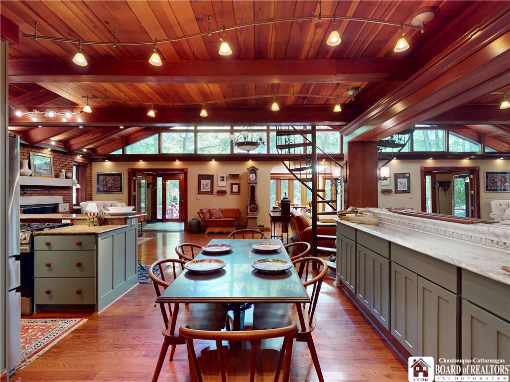 2545 A And B Parsonage Road, Unit A Findley Lake, NY 14736 - Photo 12 of 46 Main Lodge kitchen