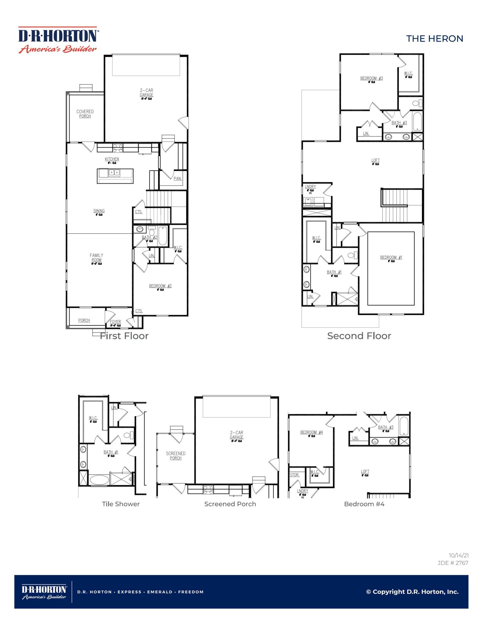 117 Petrell Road Summerville, SC 29483 - Photo 45 of 45 117 Petrell Rd floor plans Heron (3)