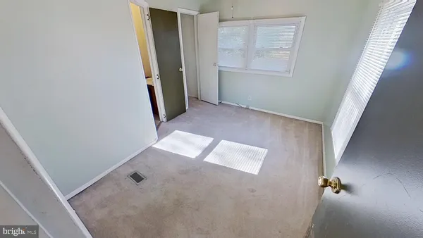 an entryway door with a window