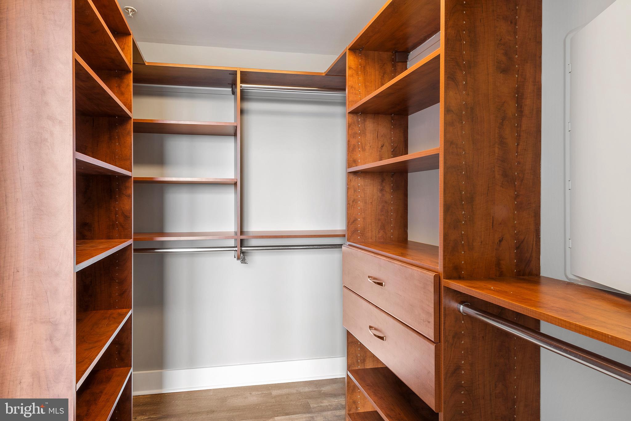 1101 Locust Street, Unit 8B Philadelphia, PA 19107 - Photo 24 of 36 a view of an empty walk in closet
