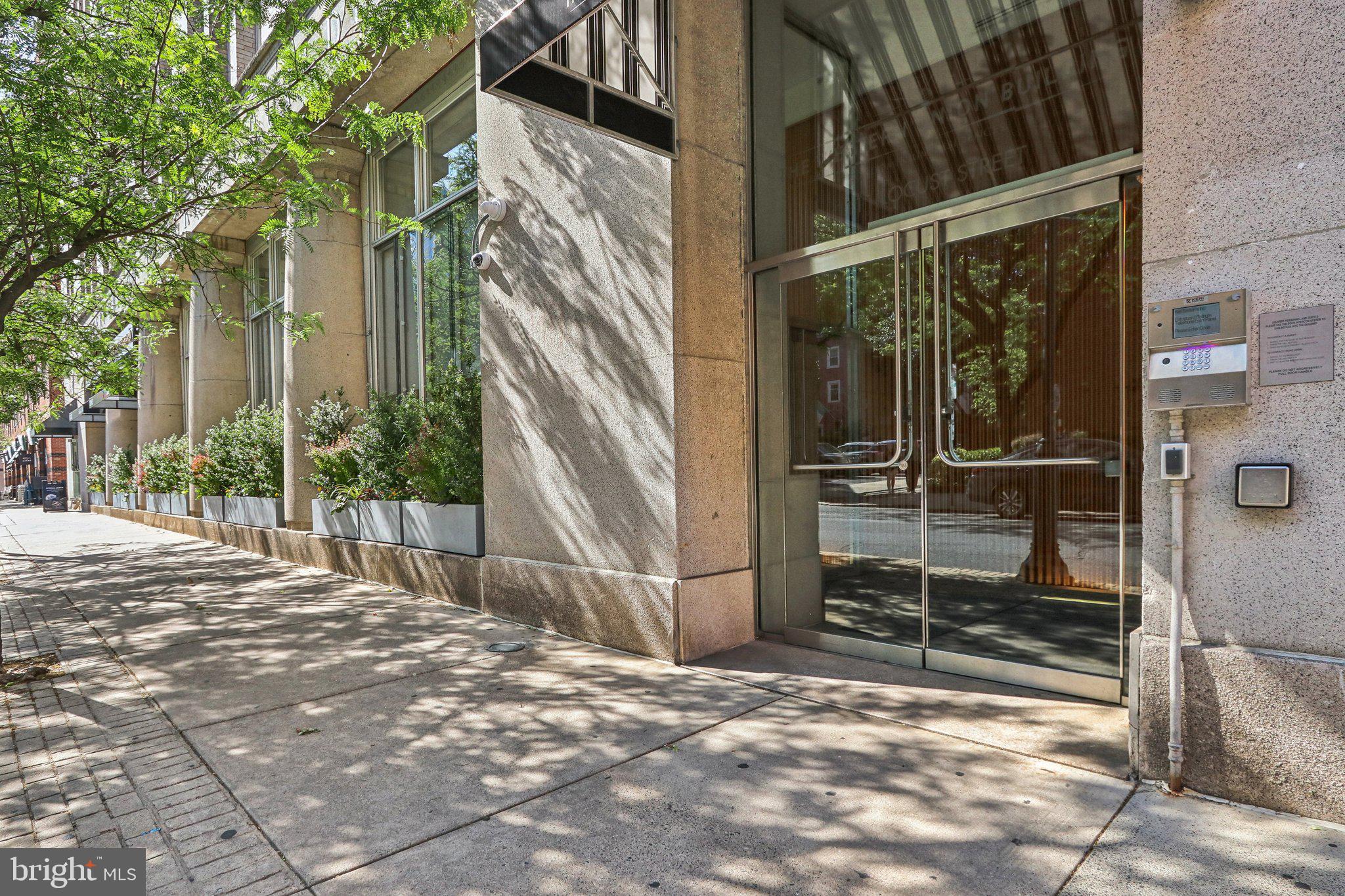 1101 Locust Street, Unit 8B Philadelphia, PA 19107 - Photo 34 of 36 a view of a balcony with door