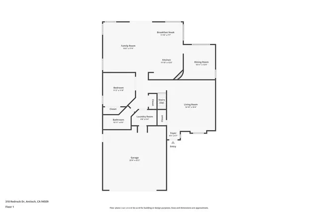 $709,900 | 318 Redrock Drive, Antioch, CA 94509