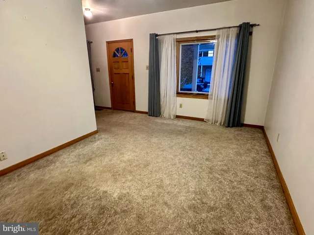 a view of an empty room