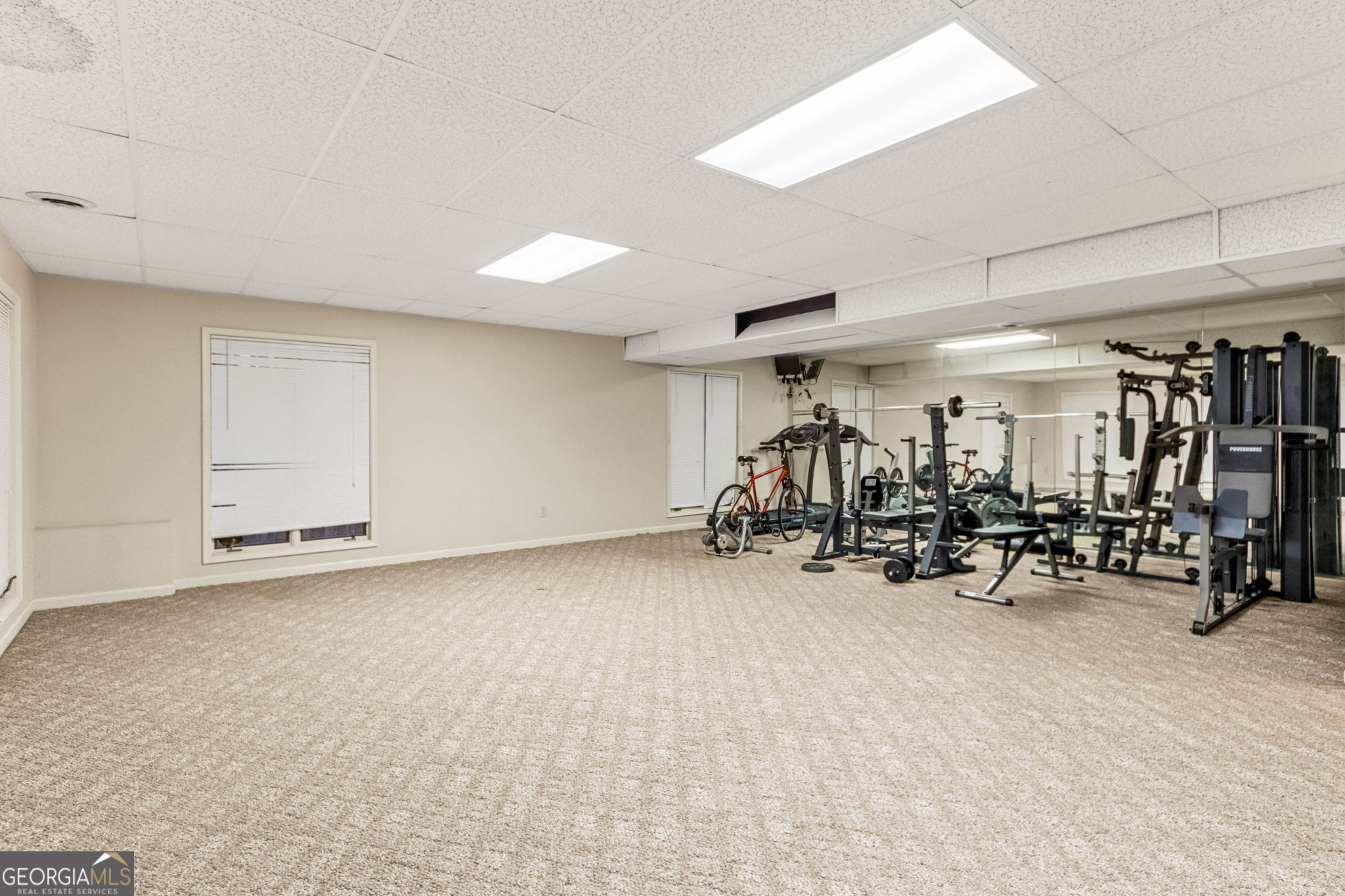 140 Thorne Ridge Trail Fayetteville, GA 30214 - Photo 36 of 44 a view of a room with gym equipment