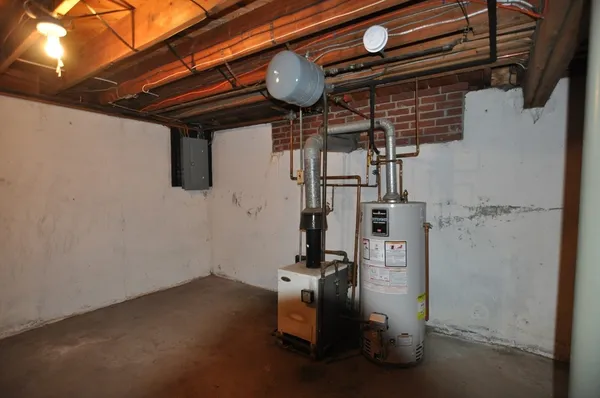 a view of storage and utility room