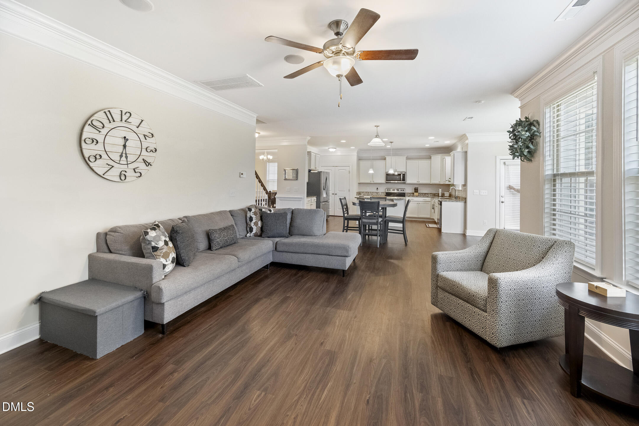 3541 Fairstone Road Wake Forest, NC 27587 - Photo 5 of 39 a living room with furniture and a large window