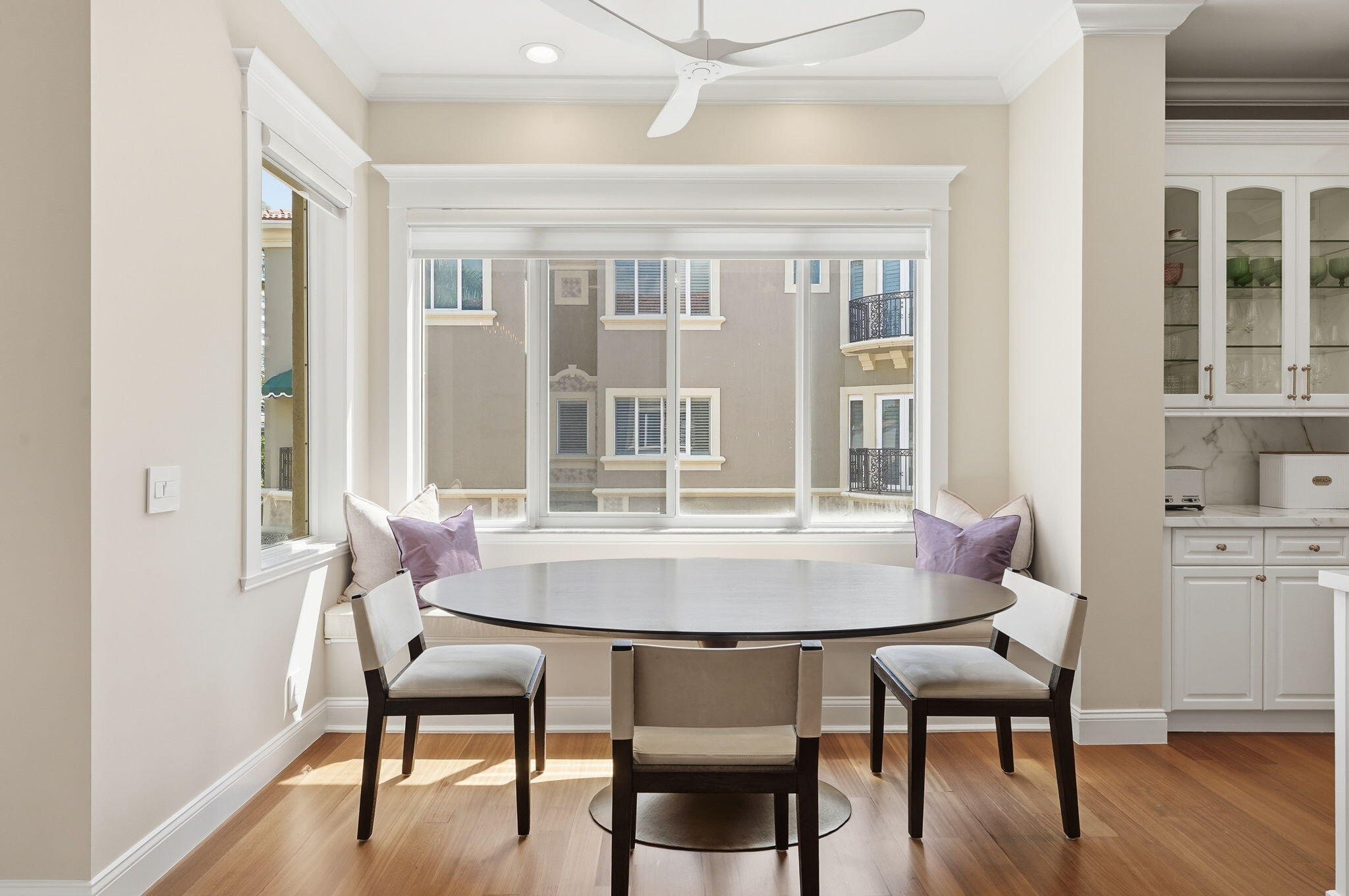 921 Osceola Drive, Unit 2 Boca Raton, FL 33432 - Photo 19 of 69 a dining room with furniture and wooden floor