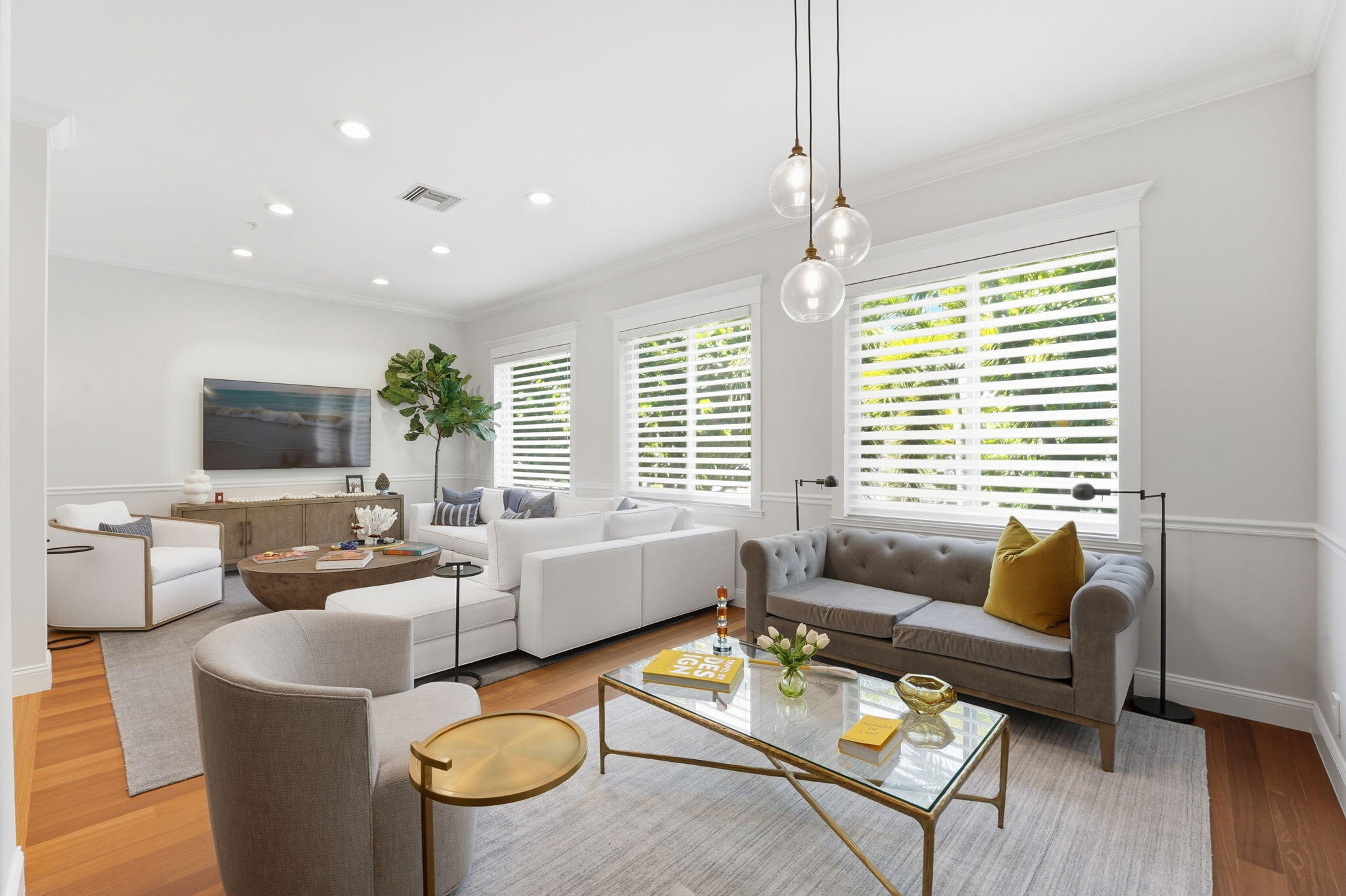 921 Osceola Drive, Unit 2 Boca Raton, FL 33432 - Photo 31 of 69 a living room with furniture and a large window