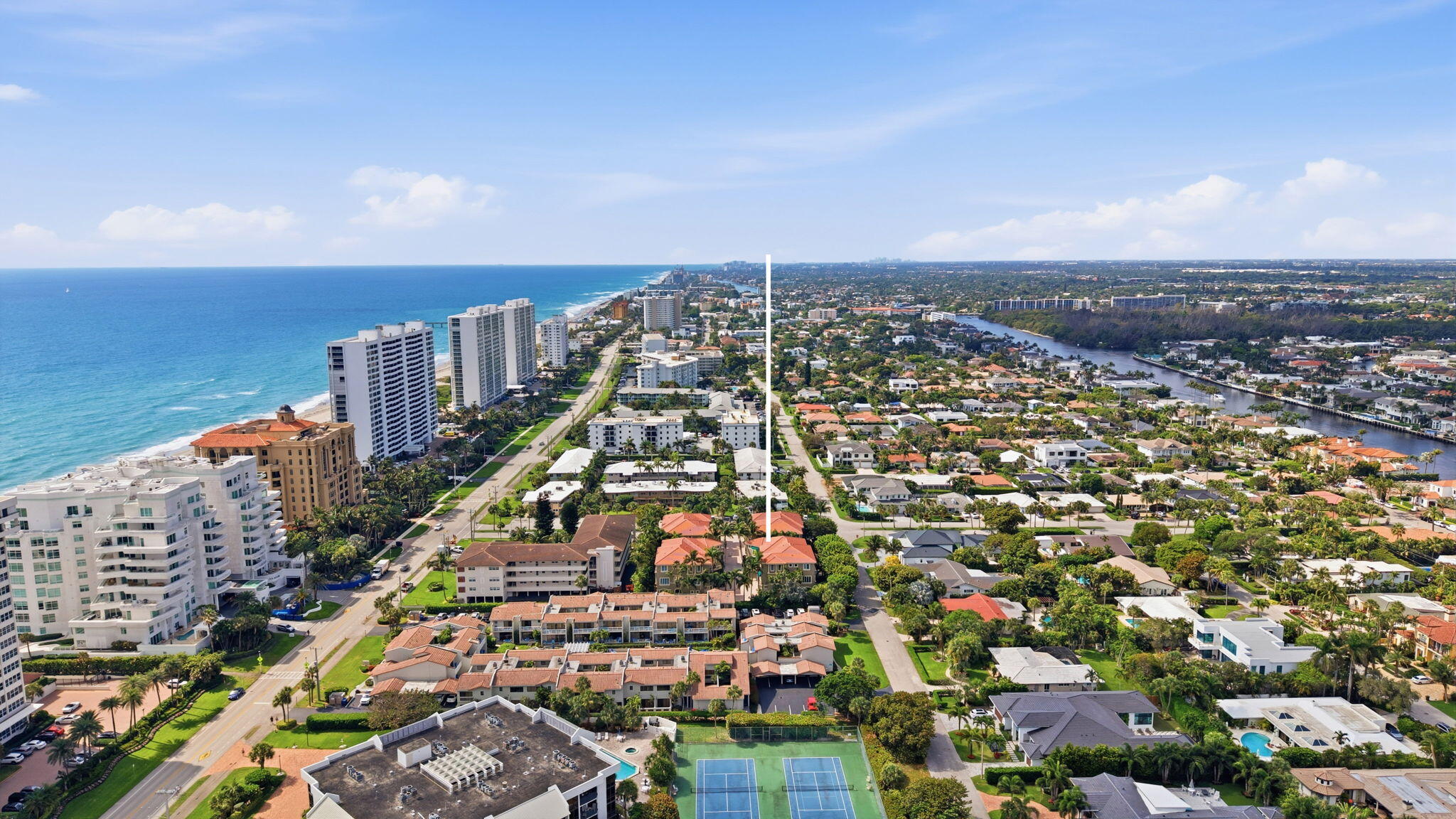 921 Osceola Drive, Unit 2 Boca Raton, FL 33432 - Photo 62 of 69 Aerial View