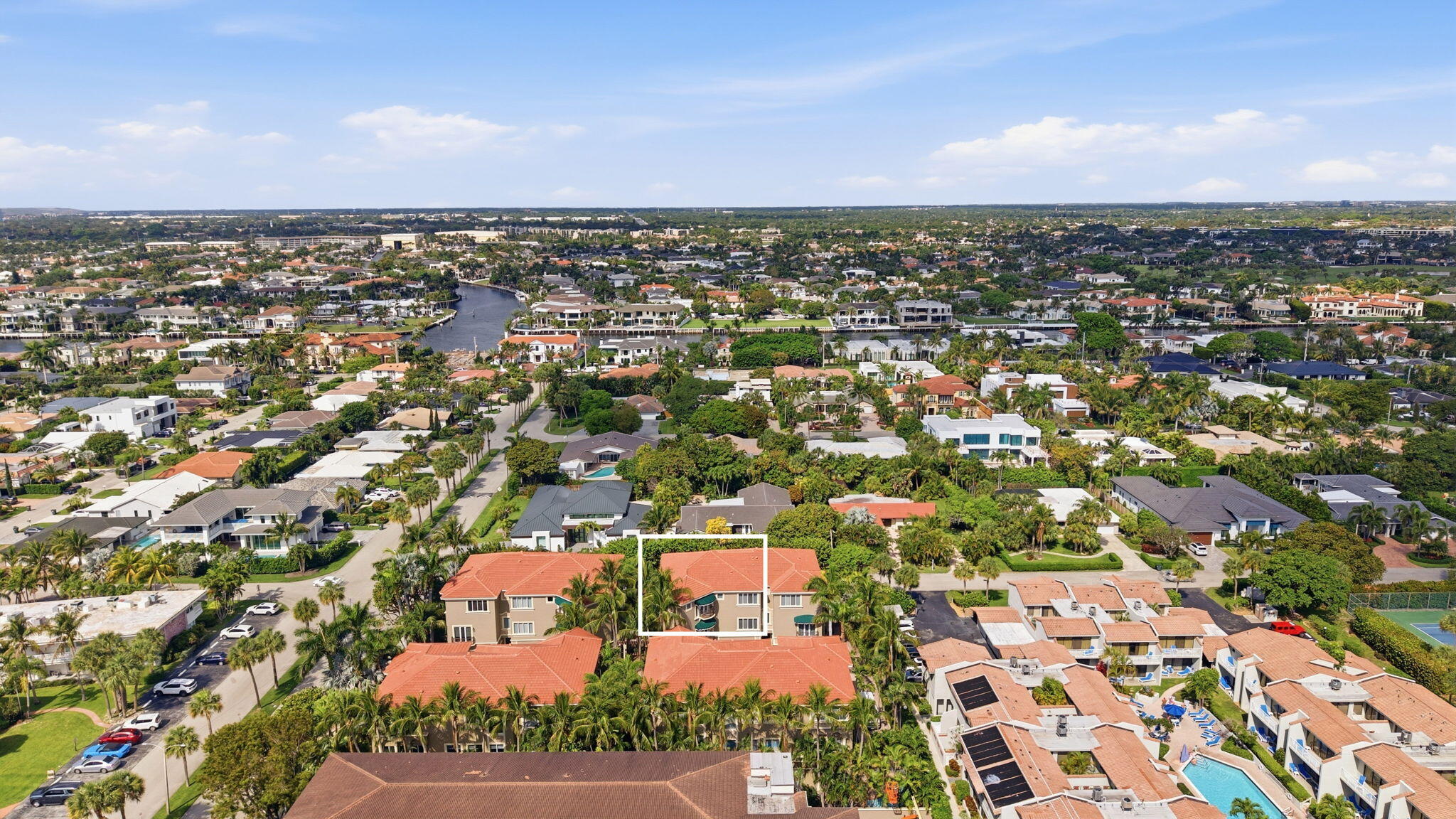 921 Osceola Drive, Unit 2 Boca Raton, FL 33432 - Photo 63 of 69 an aerial view of a city