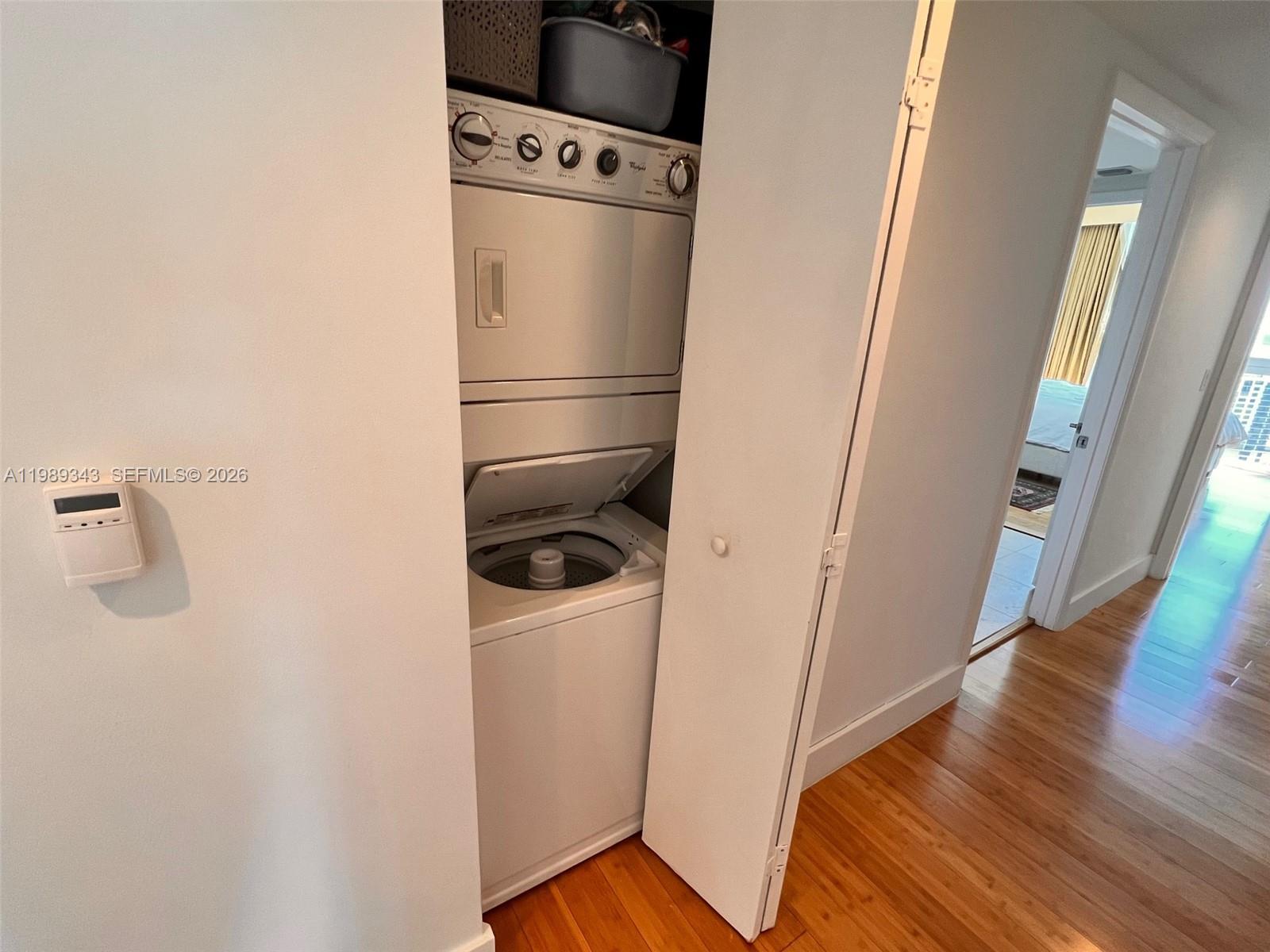 495 Brickell Avenue, Unit 2401 Miami, FL 33131 - Photo 36 of 36 Stackable Washer/Dryer