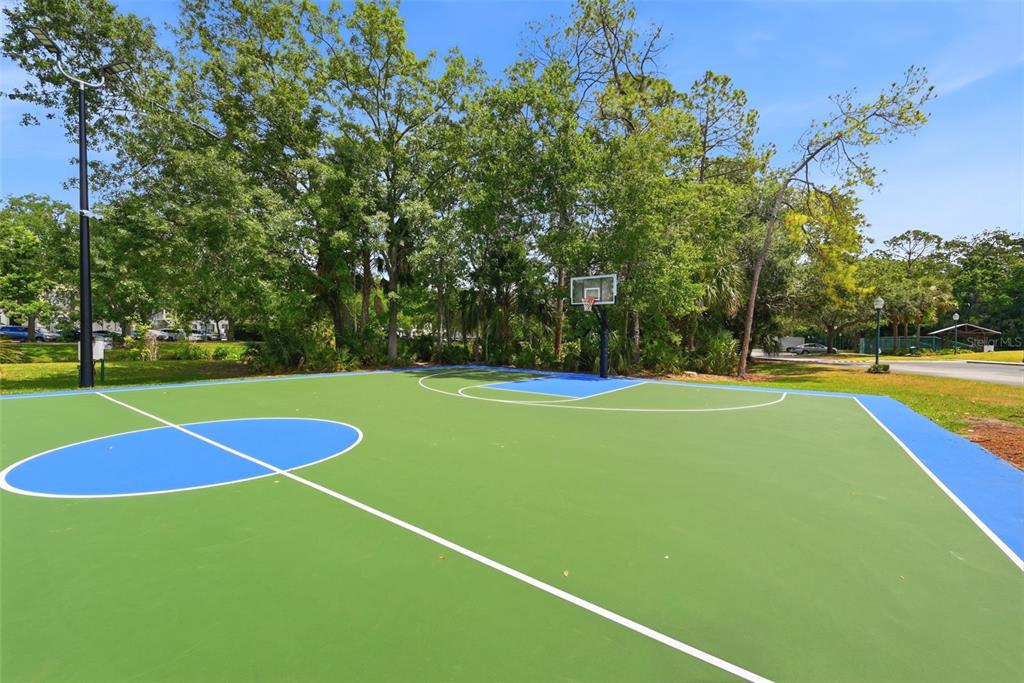 709 Bloom Street, Unit 160 Celebration, FL 34747 - Photo 30 of 35 a view of a tennis ground with large trees