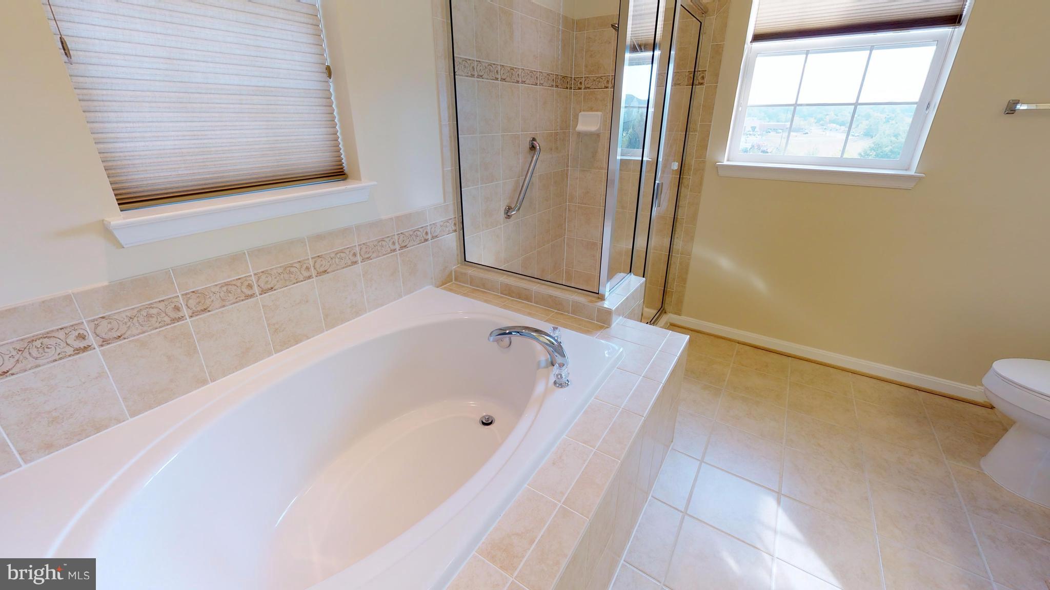 8601 Roaming Ridge Way, Unit 402 Odenton, MD 21113 - Photo 16 of 30 a bathroom with a bathtub and a shower