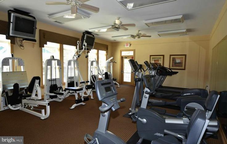 8601 Roaming Ridge Way, Unit 402 Odenton, MD 21113 - Photo 29 of 30 a view of a room with gym equipment