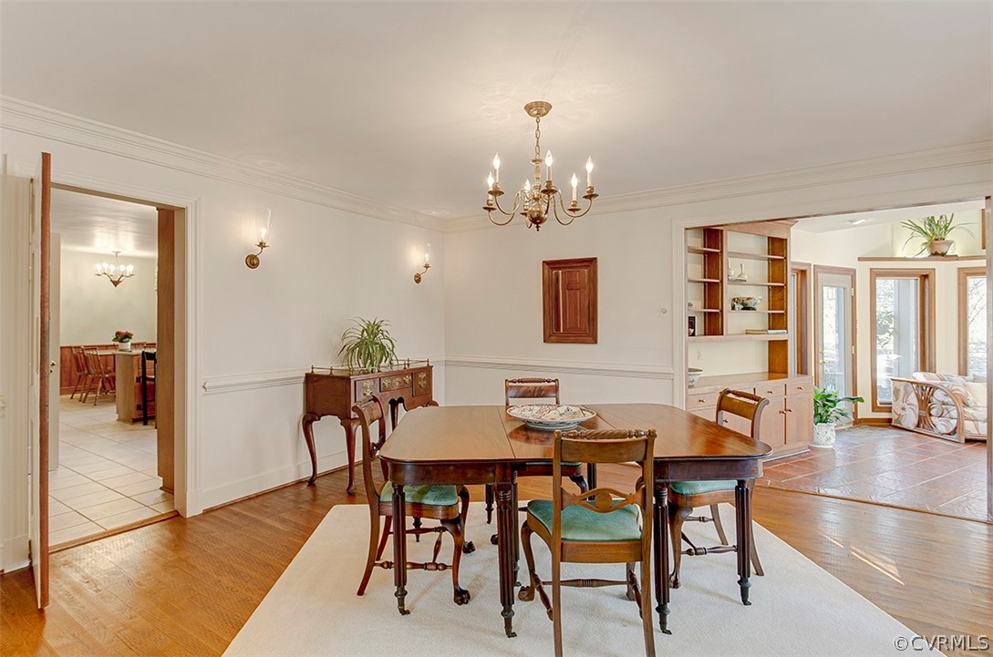 4267 Cheyenne Road Richmond, VA 23235 - Photo 12 of 50 dining room with view of sunroom