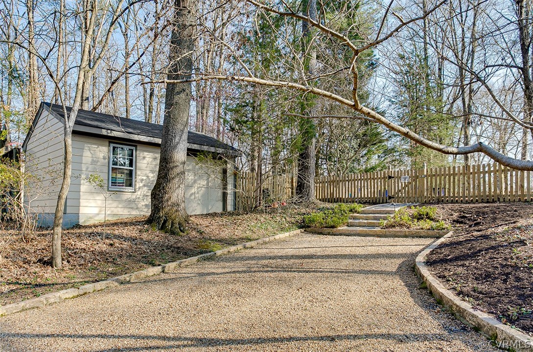 4267 Cheyenne Road Richmond, VA 23235 - Photo 7 of 50 view of shed and pool fence