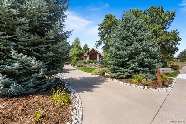 a outdoor space with patio furniture