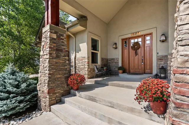 a car is parked in a garage