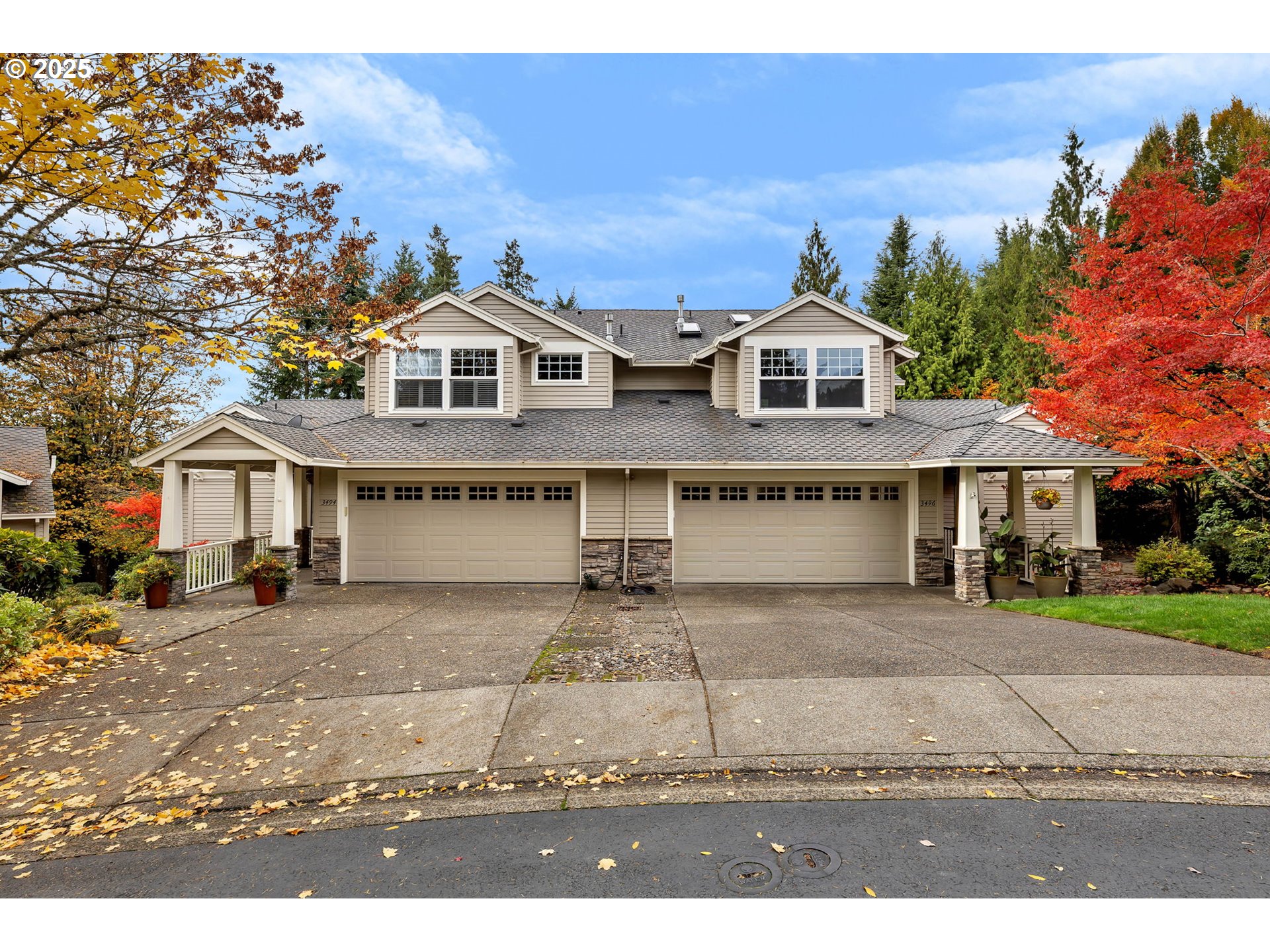 3496 Chaparrel Loop West Linn, OR 97068 - Photo 2 of 41 a front view of a house with a yard
