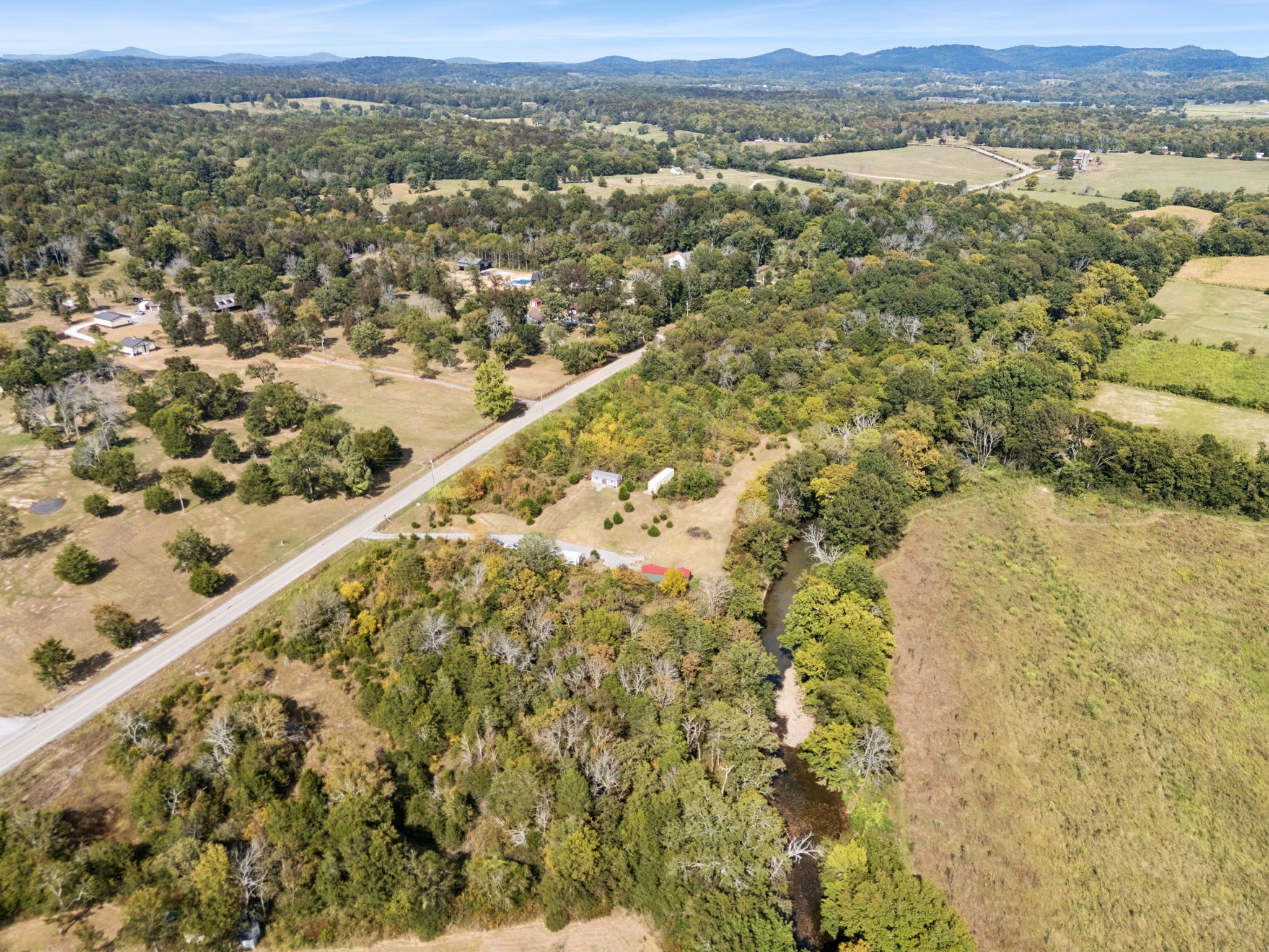 5252 Simmons Bluff Road Lebanon, TN 37090 - Photo 12 of 39 an aerial view of residential houses with outdoor space