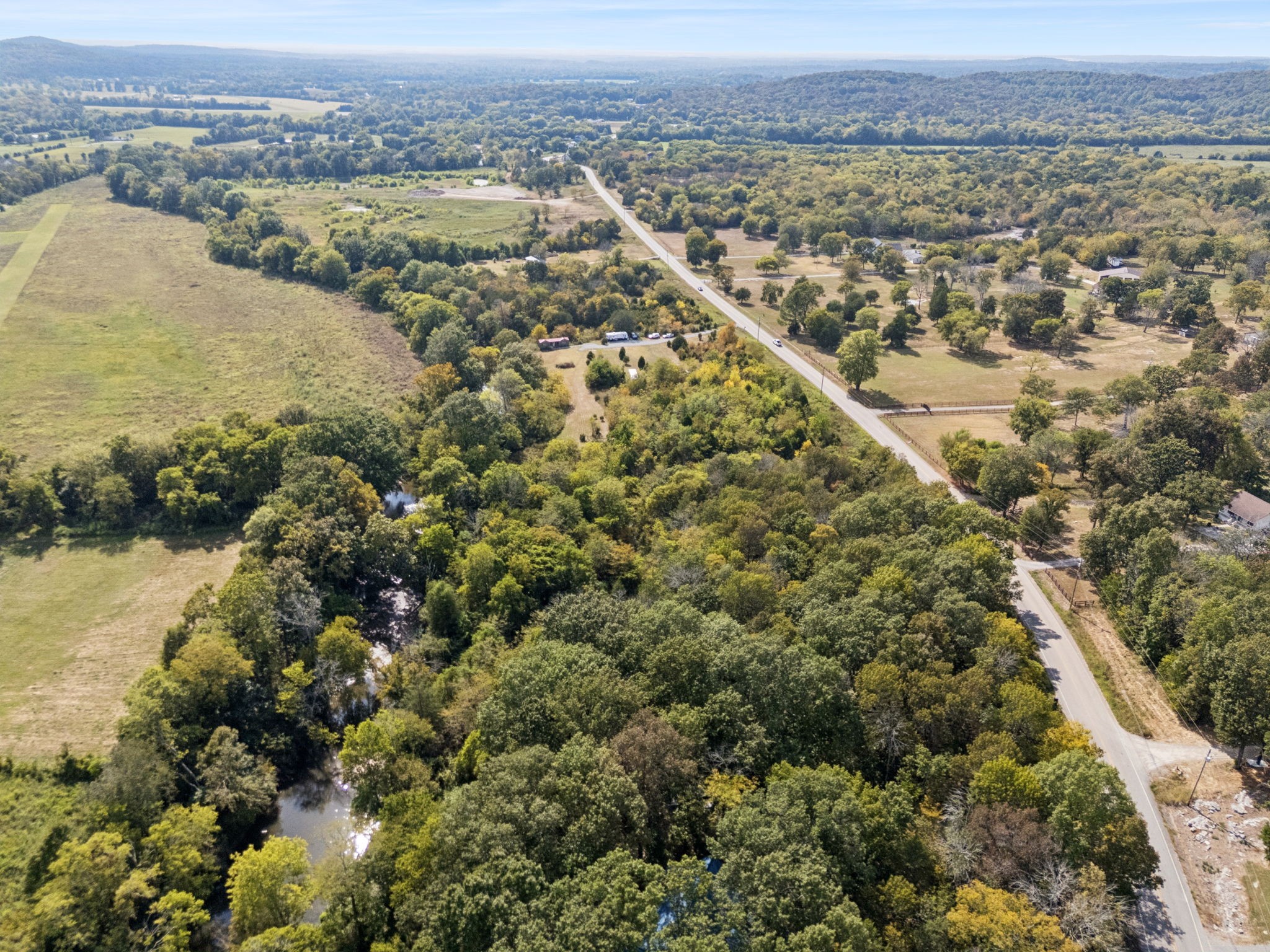 5252 Simmons Bluff Road Lebanon, TN 37090 - Photo 17 of 39 an aerial view of residential houses with outdoor space and lake view