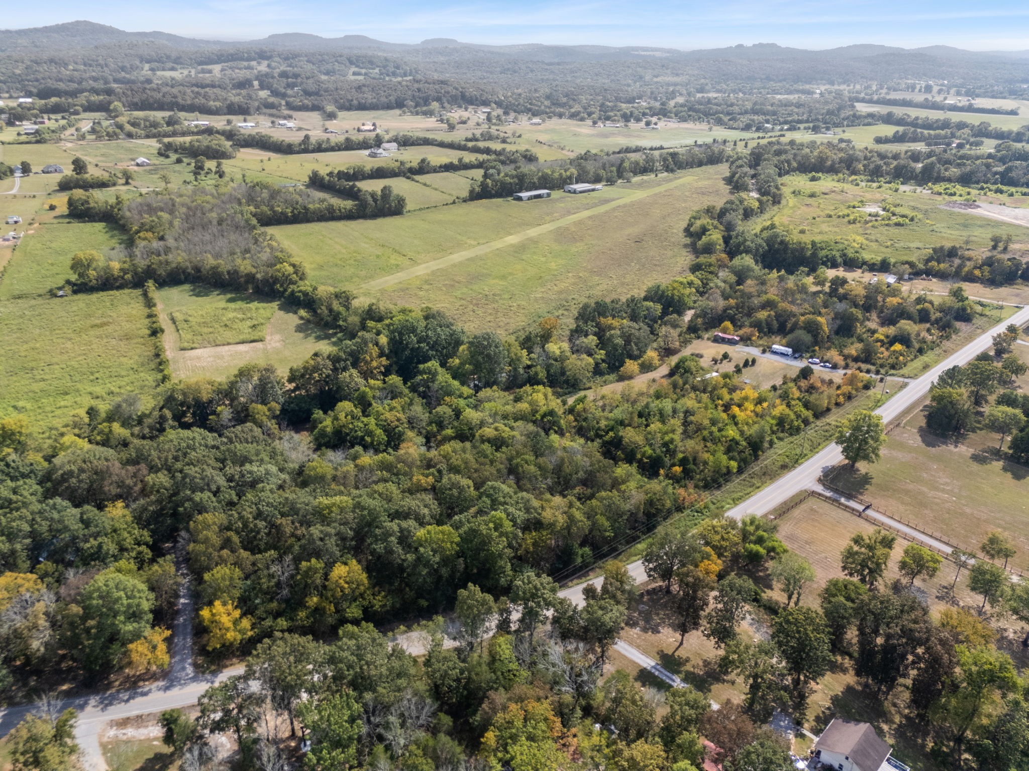 5252 Simmons Bluff Road Lebanon, TN 37090 - Photo 21 of 39 an aerial view of residential houses with outdoor space and lake view