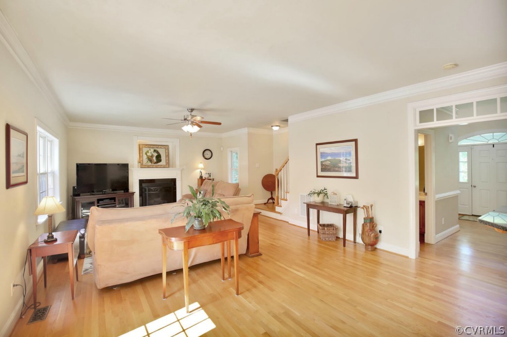 15311 River Road Chesterfield, VA 23838 - Photo 6 of 19 a living room with furniture and a wooden floor