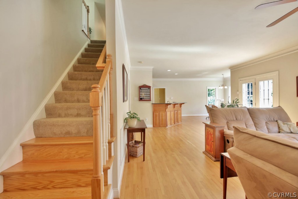 15311 River Road Chesterfield, VA 23838 - Photo 10 of 19 a view of a living room with furniture and wooden floor