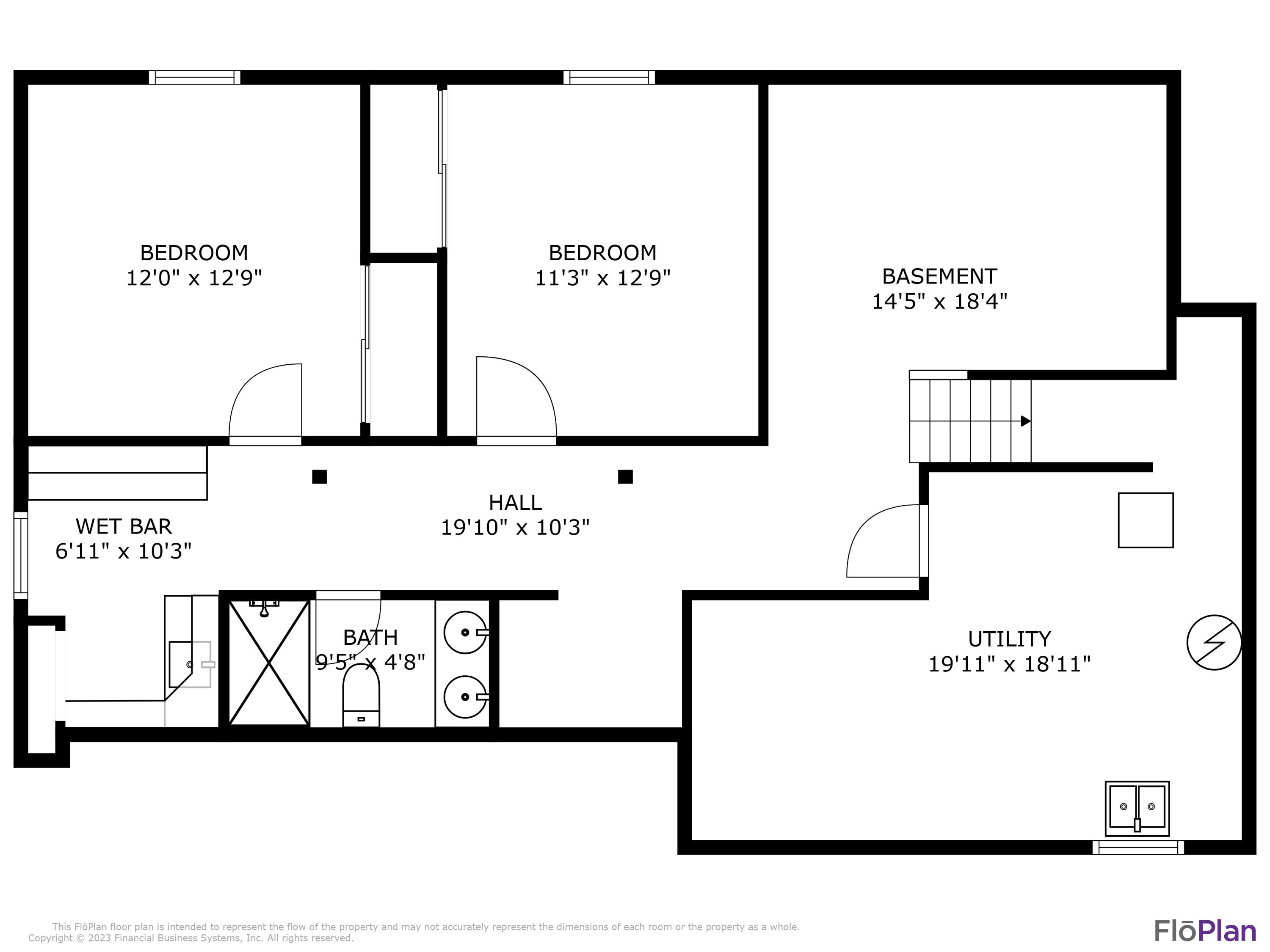 3004 Olney Road Kalamazoo, MI 49006 - Photo 30 of 35 by_floor_with_dimensions_jpg_0