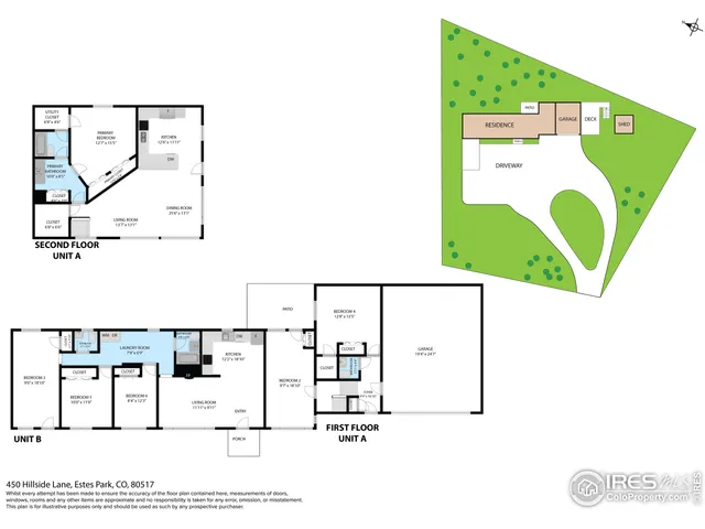 $879,000 | 450 Hillside Lane, Unit A/B, Estes Park, CO 80517