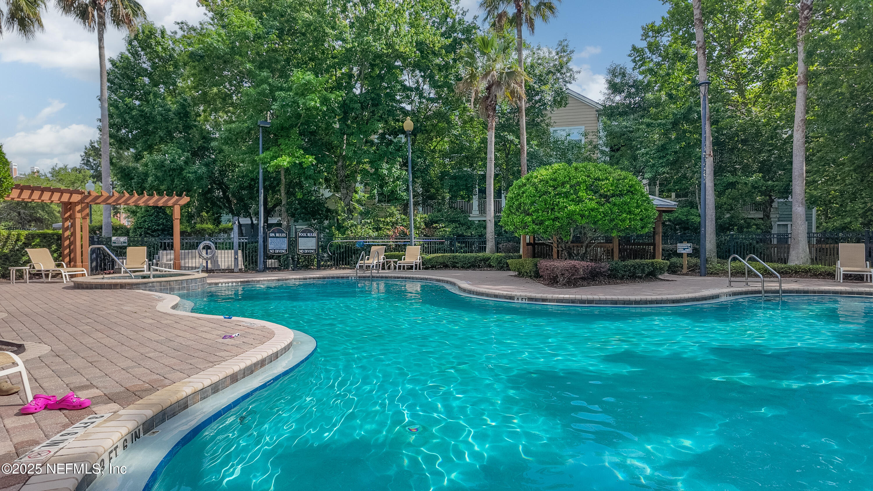 8550 Touchton Road, Unit 428 Jacksonville, FL 32216 - Photo 17 of 26 a garden view with a sitting space
