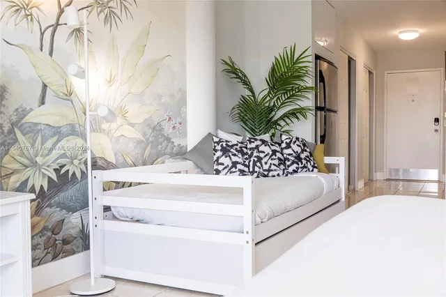 a view of kitchen with furniture and garden