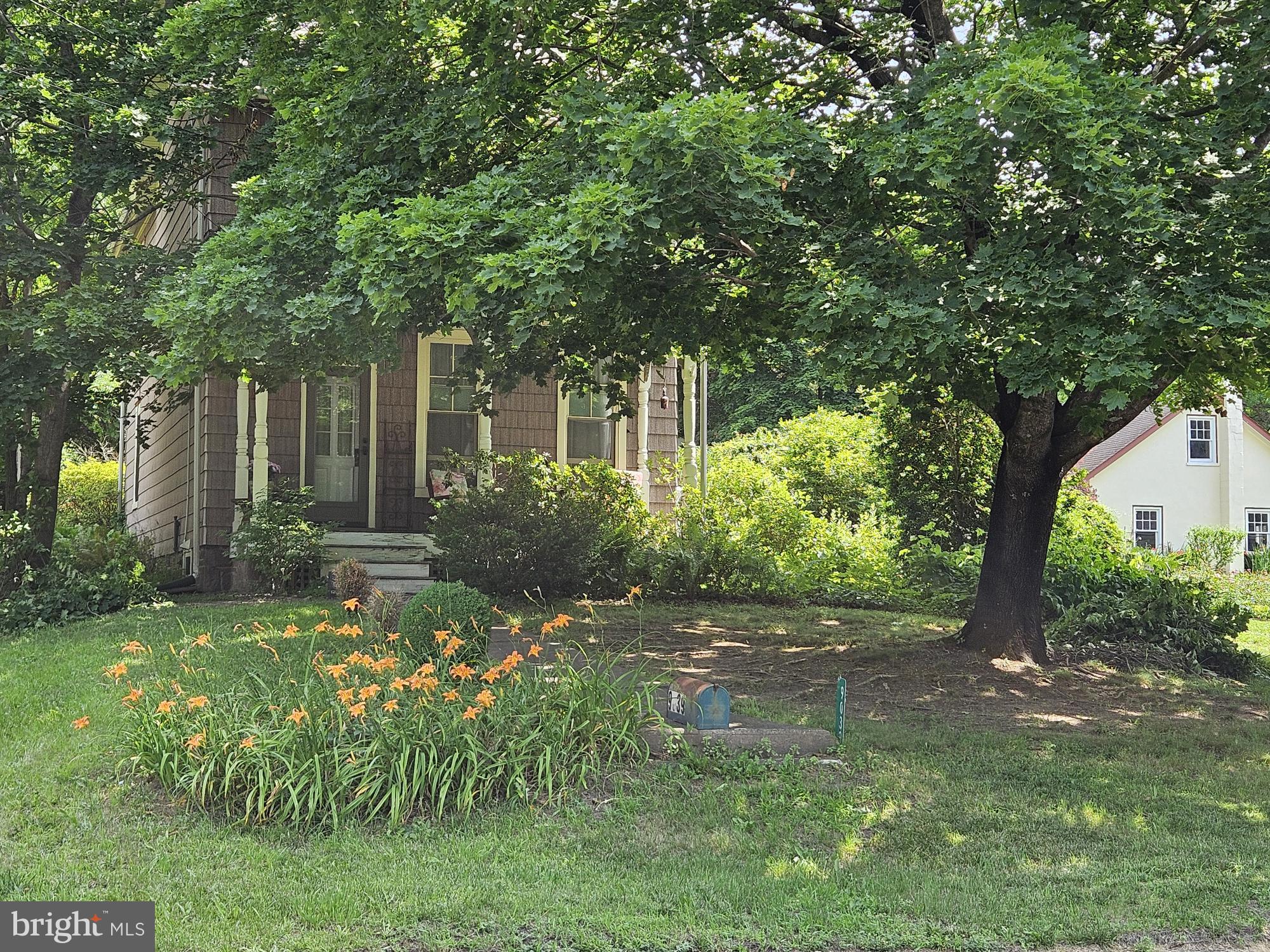 9039 Easton Road Ottsville, PA 18942 - Photo 51 of 61 a view of backyard with a garden and trees