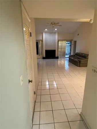 a view of a hallway