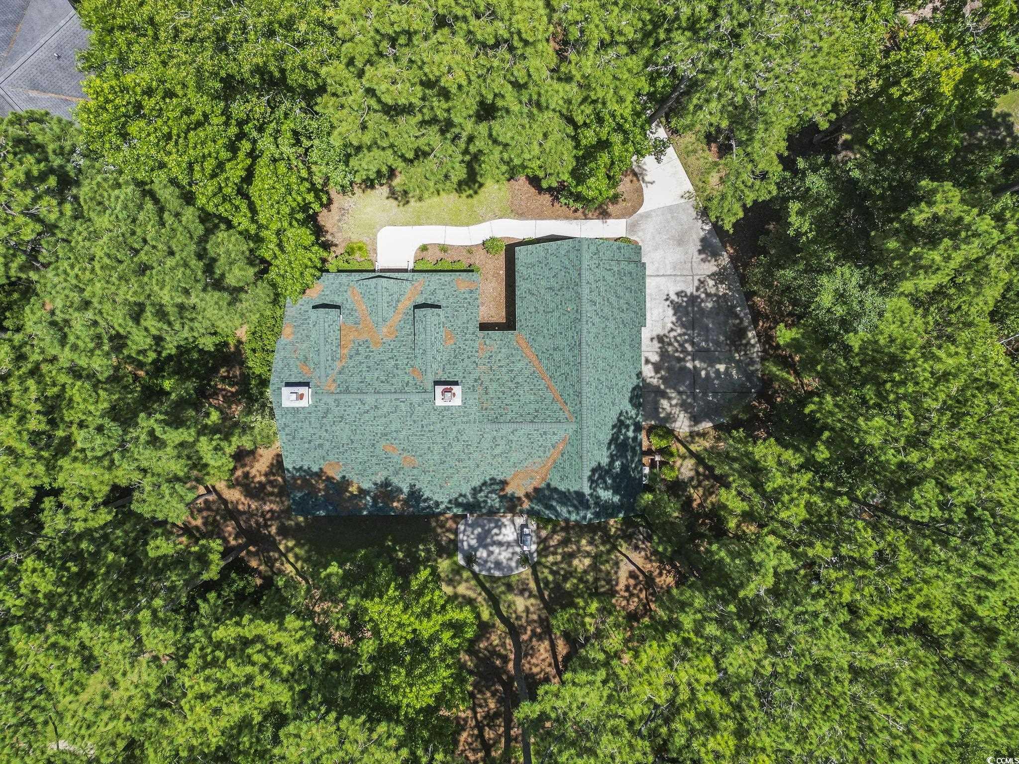 Aerial view of property and surrounding area