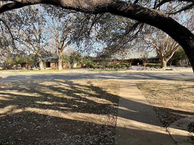 4503 14th Street Lubbock, TX 79416 - Photo 17 of 17 a view of a yard with large trees