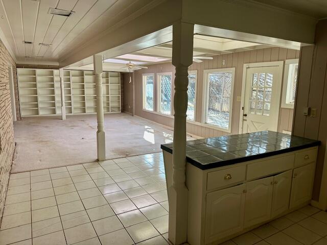 4503 14th Street Lubbock, TX 79416 - Photo 8 of 17 a hallway with washer and dryer next to a window