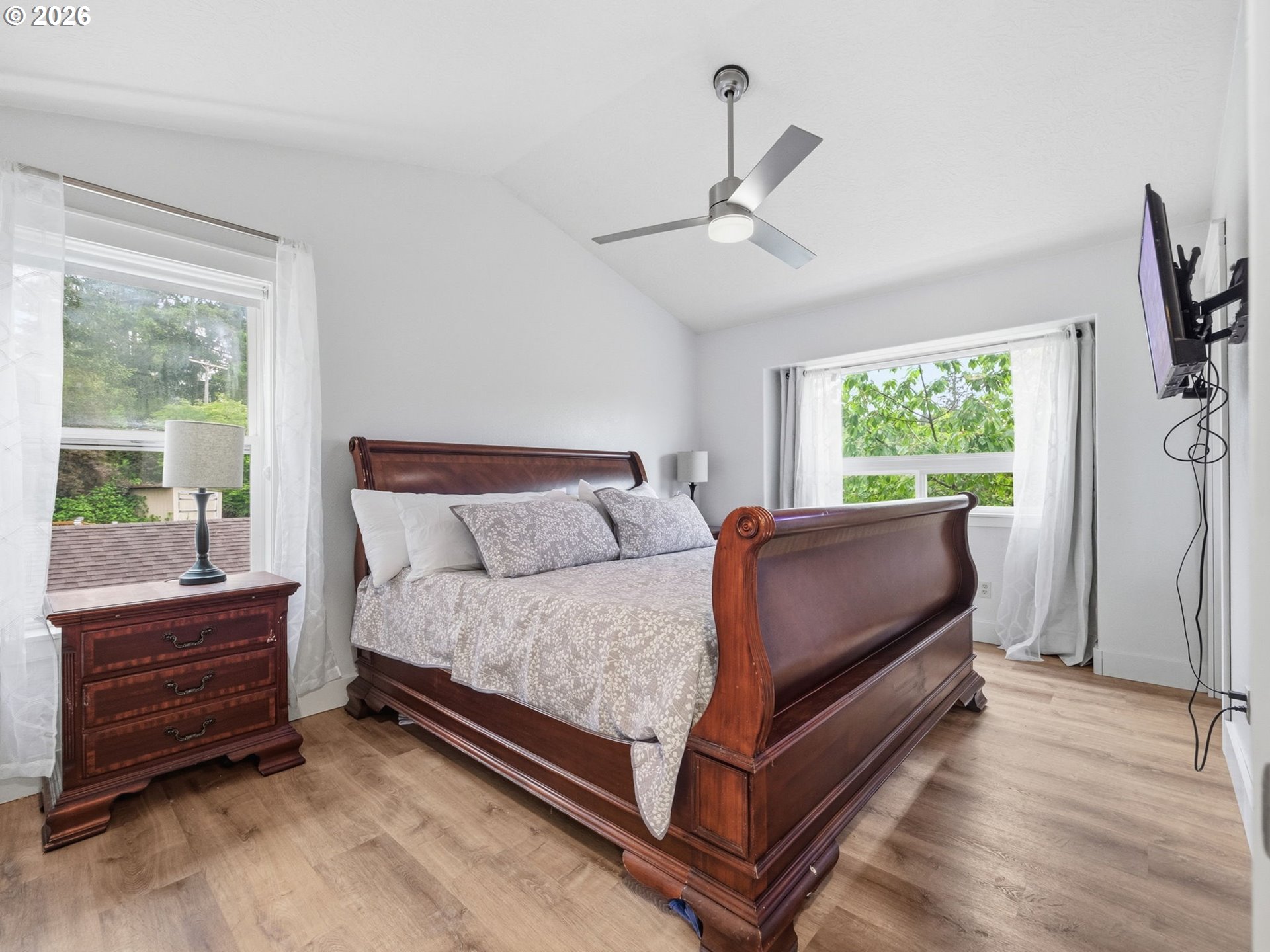 92085 Akerstedt Road Astoria, OR 97103 - Photo 15 of 48 a bed room with a bed and a window