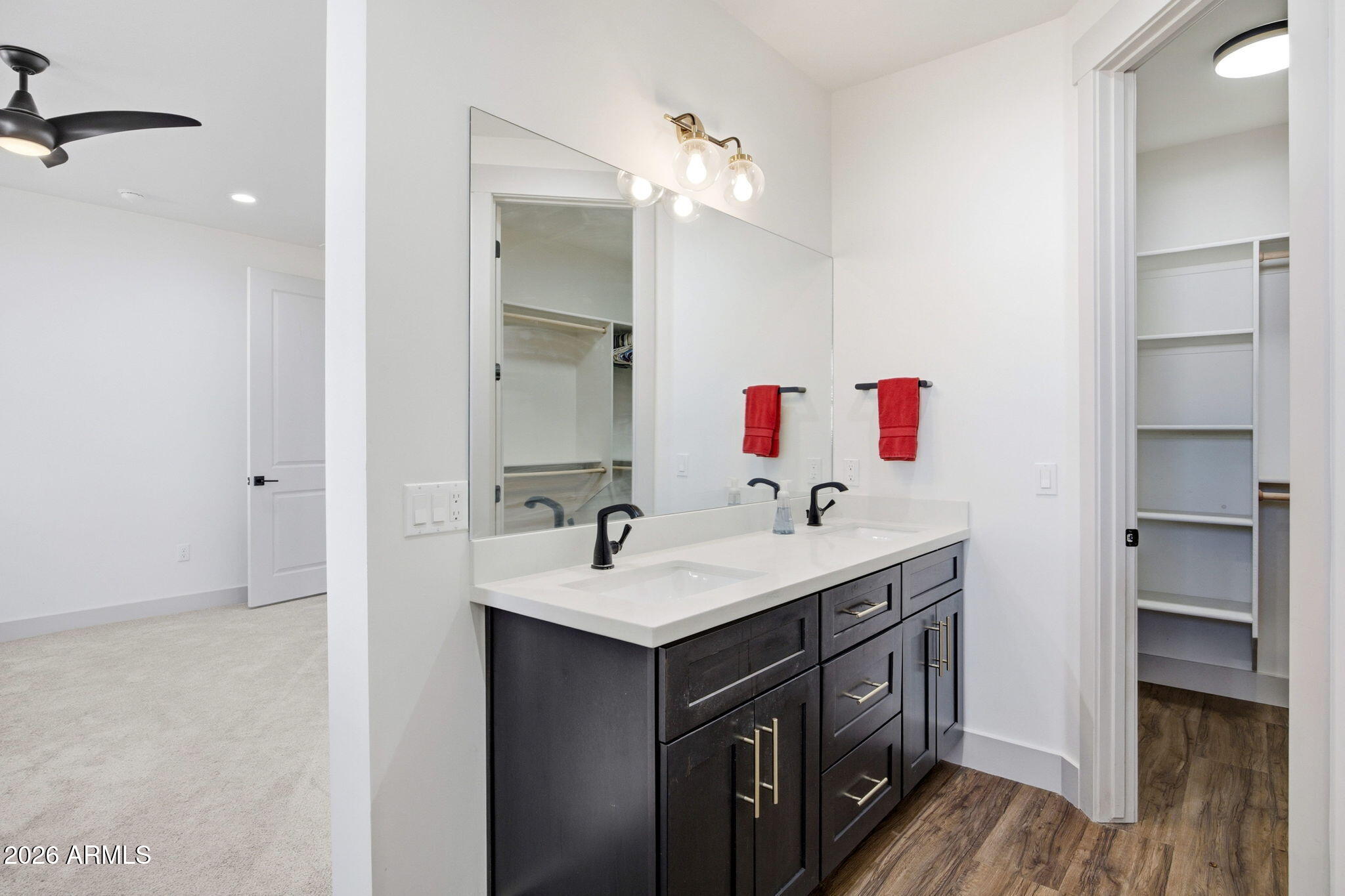 1852 West 7th S Street Snowflake, AZ 85937 - Photo 14 of 37 a bathroom with a sink and a mirror