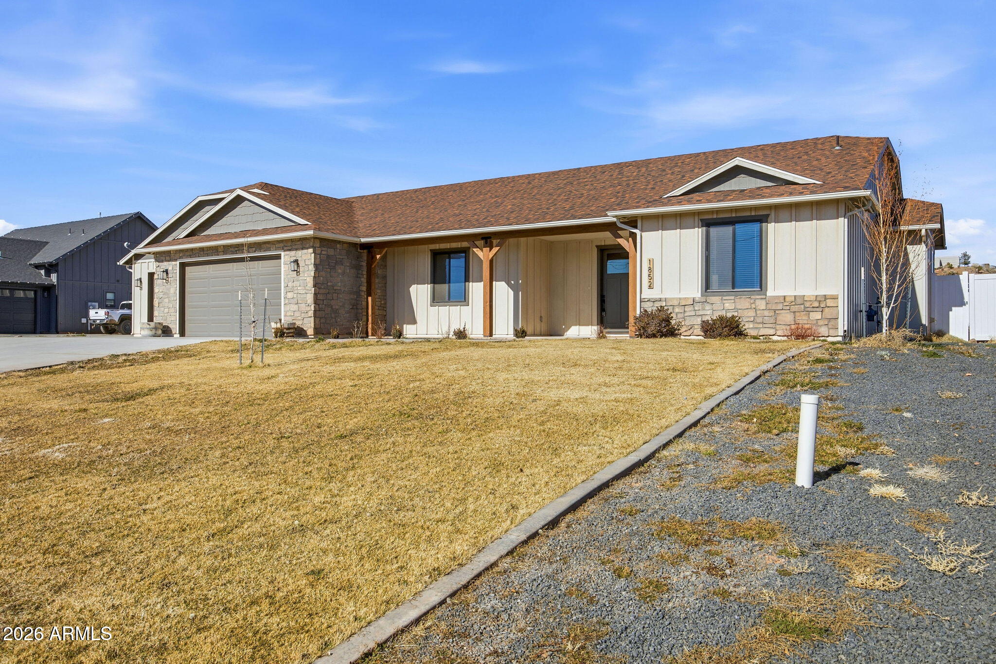 1852 West 7th S Street Snowflake, AZ 85937 - Photo 2 of 37 a front view of a house with a yard