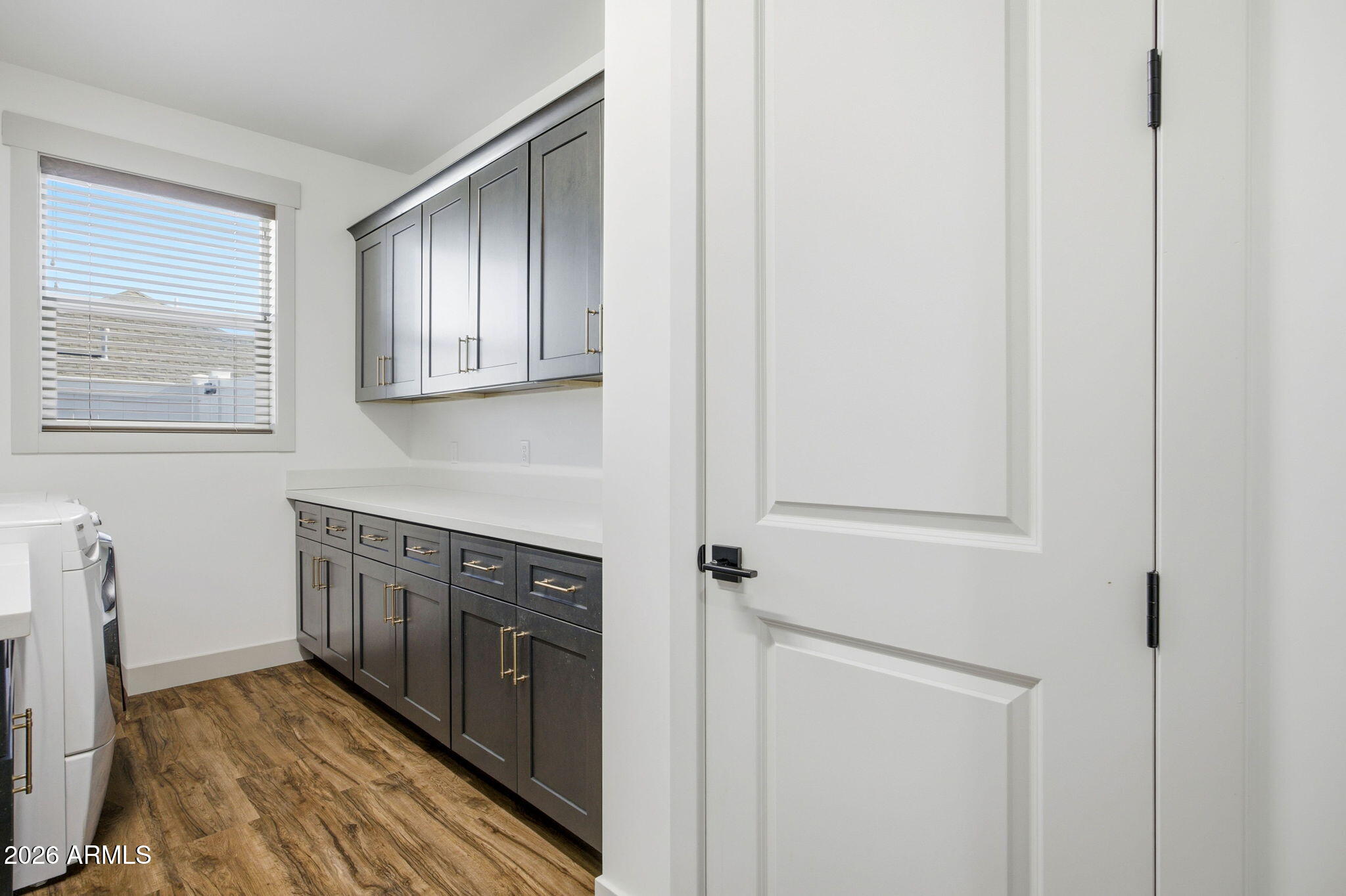 1852 West 7th S Street Snowflake, AZ 85937 - Photo 24 of 37 a kitchen with stainless steel appliances granite countertop white cabinets and window