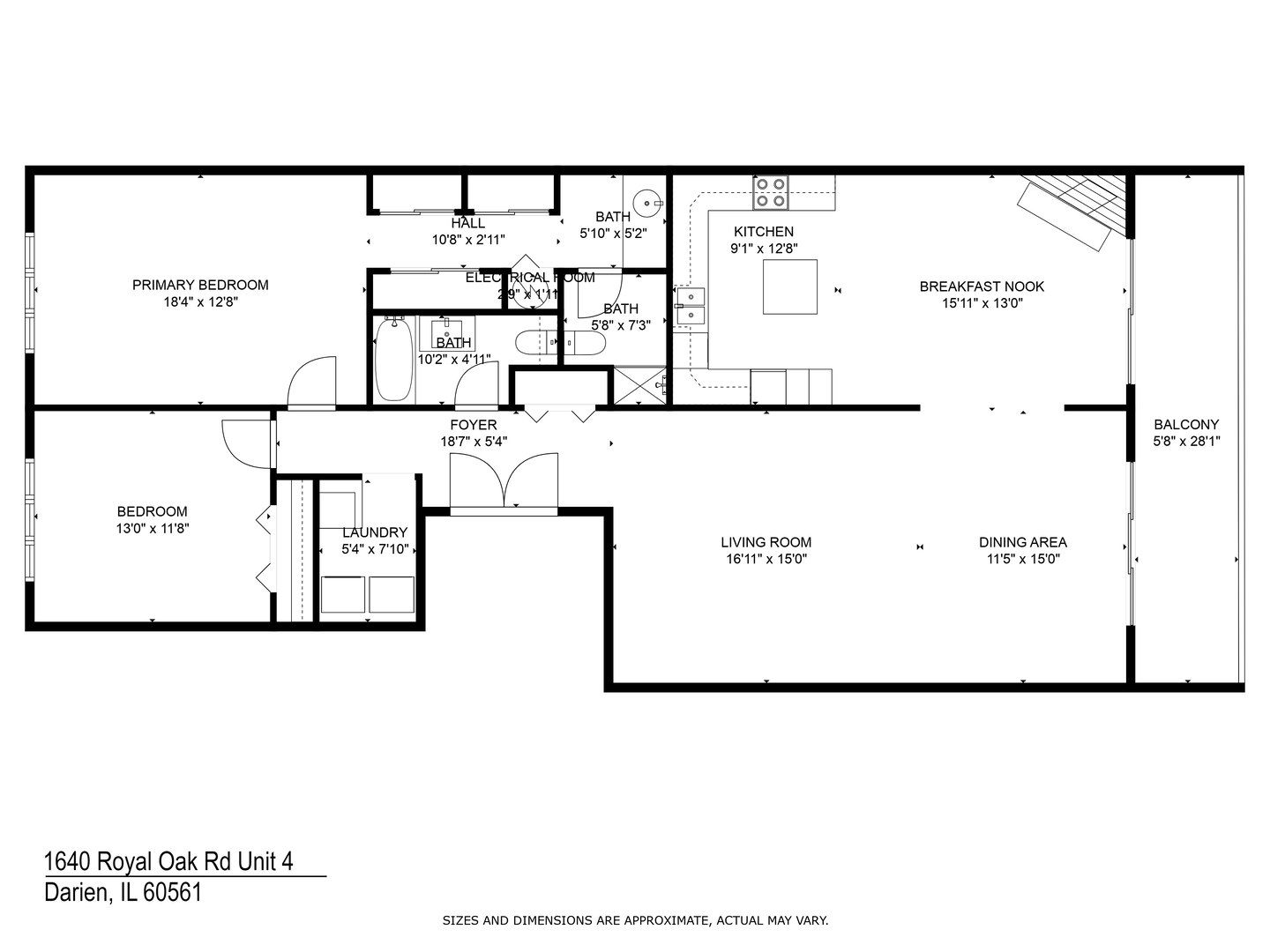 1640 Royal Oak Road, Unit 4 Darien, IL 60561 - Photo 18 of 20 Gallery Image 18