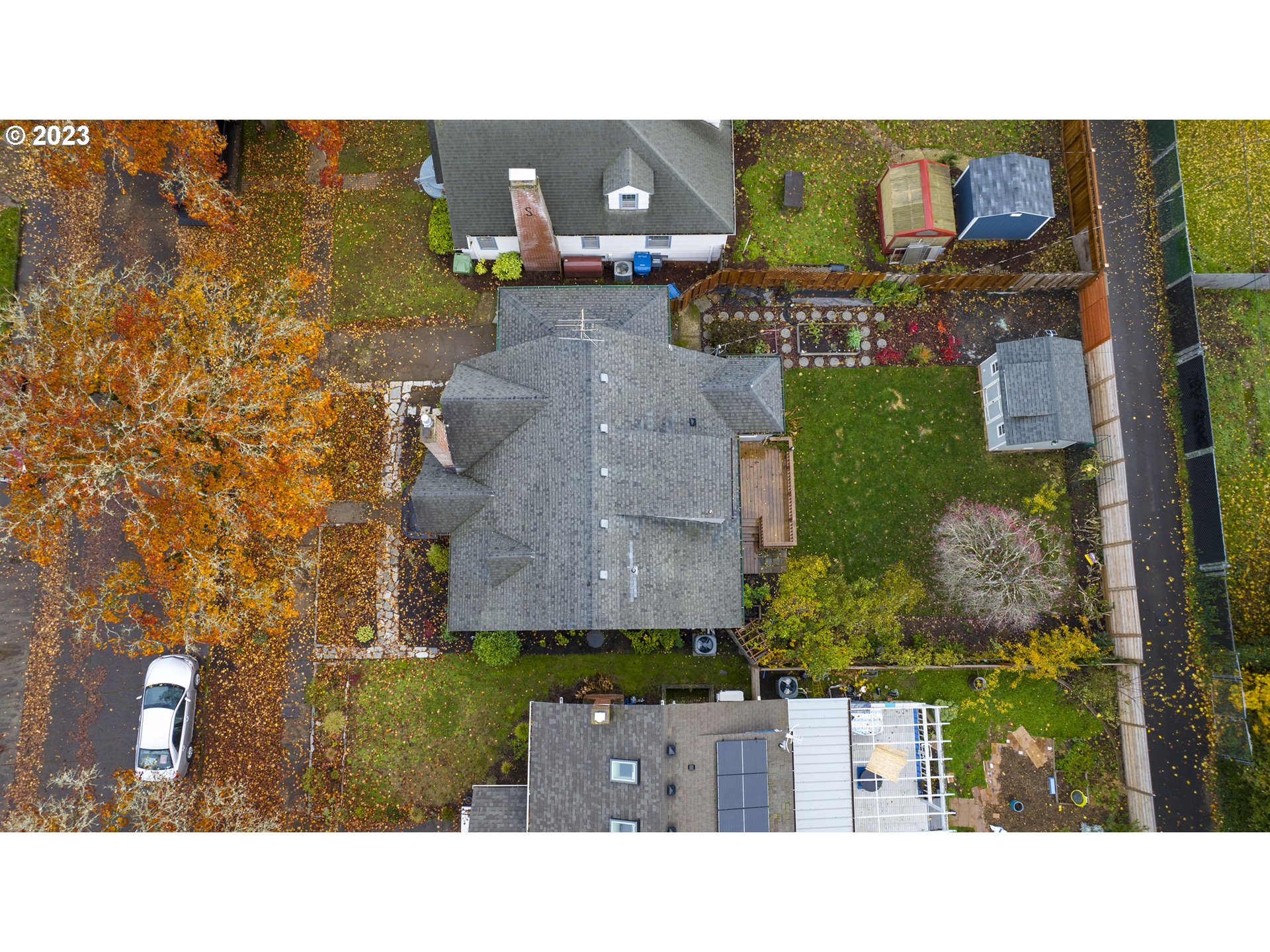 1565 18th Street Northeast Salem, OR 97301 - Photo 41 of 41 an aerial view of a house with a yard