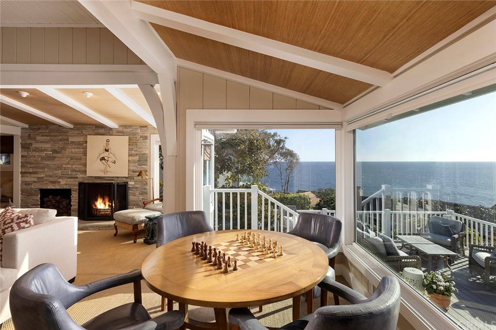 151 Rockledge Terrace Laguna Beach, CA 92651 - Photo 6 of 24 a view of a dining room with furniture window and outside view