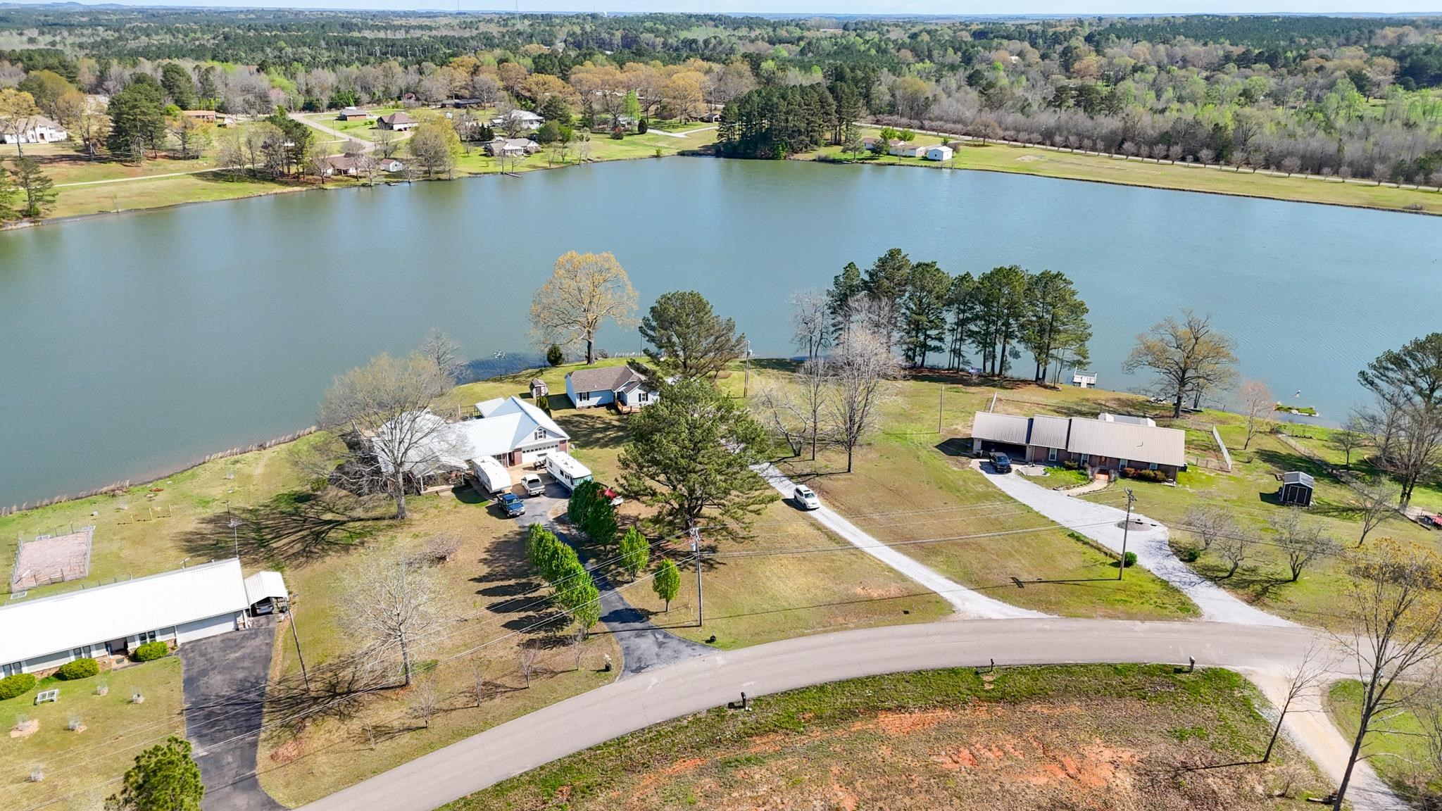 32 County Road 178 Iuka, MS 38852 - Photo 15 of 16 an aerial view of a house with a lake view